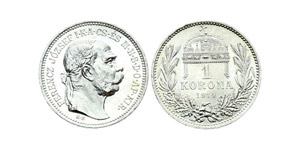 Hungary 1 Corona 1914 KM#492 Silver