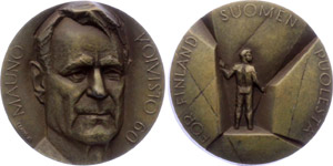 Finland Bronze Medal 1983 60 years President ... 