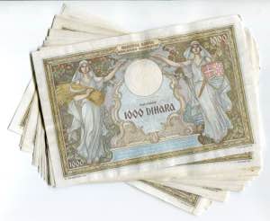 Yugoslavia 20 x 1000 Dinara 1931  - P# 29
