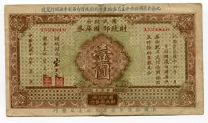 China 1 Dollar 1927  - ... 