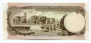 Barbados 10 Dollars 1973 (ND) - P# 33a; XF+