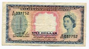 Malaya 1 Dollars 1953  - ... 