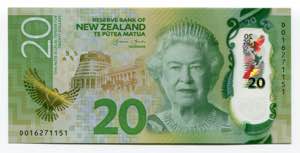 New Zealand 20 Dollars ... 