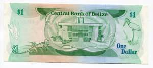 Belize 1 Dollar 1983  - P# 43; UNC