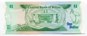 Belize 1 Dollar 1986  - P# 46b; UNC