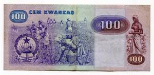 Angola 5000 Novo Kwanza on 100 Kwanzas 1991 ... 