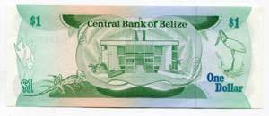 Belize 1 Dollar 1987  - P# 46c; UNC