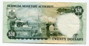 Bermuda 20 Dollars 1976  - P# 31b