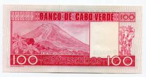 Cabo Verde 100 Escudos 1977  - P# 54a; UNC