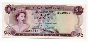 Bahamas 50 Cents 1965 ... 