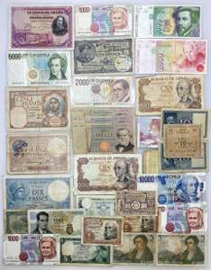 Europe Lot of 33 Banknotes 1928 - 1992 - Mix ... 