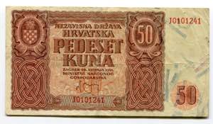 Croatia 50 Kuna 1941  - ... 