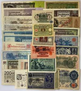 Germany - Empire Lot of 27 Banknotes 1914 - ... 