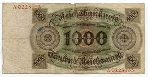 Germany - Weimar Republic 1000 Reichsmark ... 
