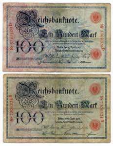 Germany - Empire 2 x 100 ... 