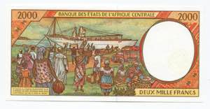 Congo 2000 Francs 2000  - P# 103Cg; UNC