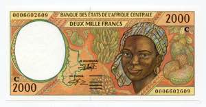 Congo 2000 Francs 2000  ... 