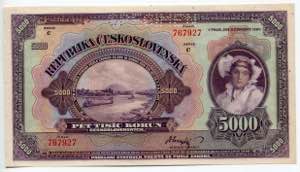 Czechoslovakia 5000 ... 