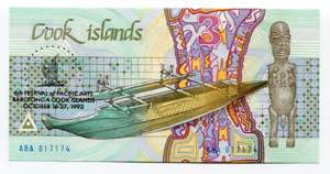 Cook Islands 3 Dollars 1992 Commemorative ... 