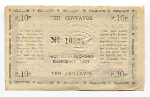 Philippines 10 Centavos 1942  - P# S543; ... 
