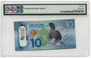 New Zealand 10 Dollars 2015 - 2016 PMG 66 - ... 