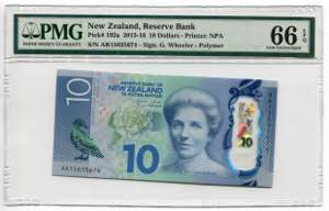 New Zealand 10 Dollars ... 