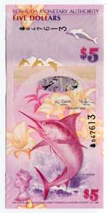 Bermuda 5 Dollars 2009  ... 