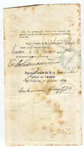 New Caledonia 200 Francs 1879  - Kolsky 485; ... 