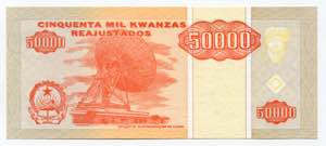 Angola 50000 Kwanzas 1995  - P# 138; UNC