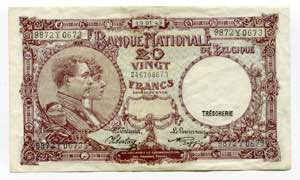 Belgium 20 Francs 1943  ... 