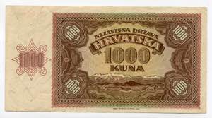 Croatia 1000 Kuna 1941  - P# 4; XF