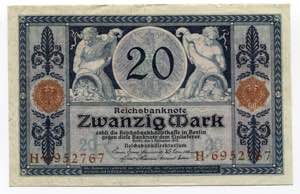 Germany - Empire 20 Mark ... 