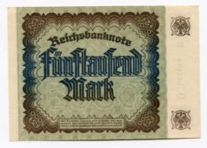 Germany - Weimar Republic 5000 Mark 1922  - ... 