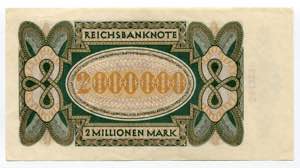 Germany - Weimar Republic 2000000 Mark 1923  ... 