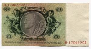 Germany - Third Reich 50 Reichsmark 1933  - ... 