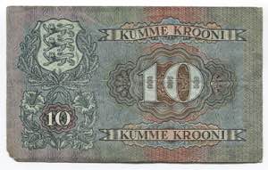 Estonia 10 Krooni 1937 Bank of Estonia - P# ... 