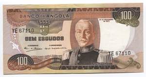 Angola 100 Escudos 1972  ... 