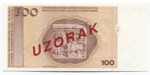 Bosnia & Herzegovina 100 Convertible Maraka ... 
