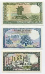 Lebanon 1 - 1000 Livres 1983 - 1988 - UNC; ... 