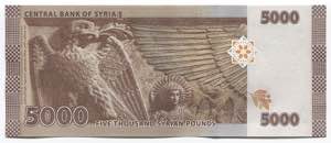 Syria 5000 Pounds 2019  - P# New; № A/11 ... 