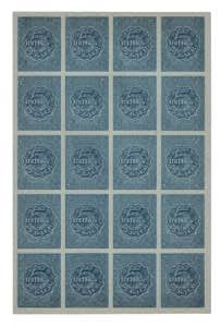 Russia - RSFSR 5 Roubles 1921 Uncutted Sheet ... 