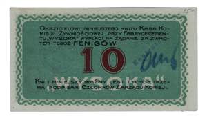 Russia - Poland Wysoka 10 Pfennig 1917  - ... 