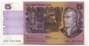 Australia 5 Dollars 1985 ... 