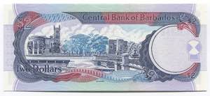 Barbados 2 Dollars 1998  - P# 54; № ... 