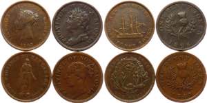 Canada Lot of 4 Tokens 1824 - 1843 - Various ... 