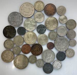 Bulgaria Lot of 35 Coins 1888 - 1943 - with ... 