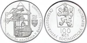 Czechoslovakia 100 Korun 1987 Proof - KM# ... 