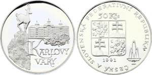 Czechoslovakia 50 Korun 1991 Proof - KM# ... 