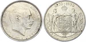 Denmark 2 Kroner 1930 - KM# 829; Silver; ... 