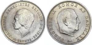 Denmark 10 Kroner 1968 - KM# 857; Silver; ... 